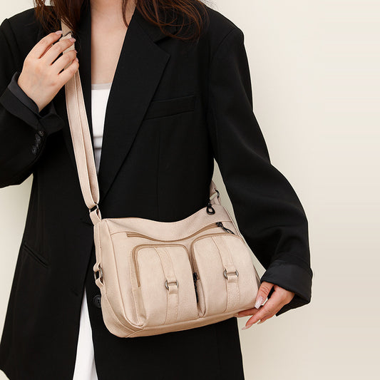 Claira™｜レザーポケットデザインバッグ